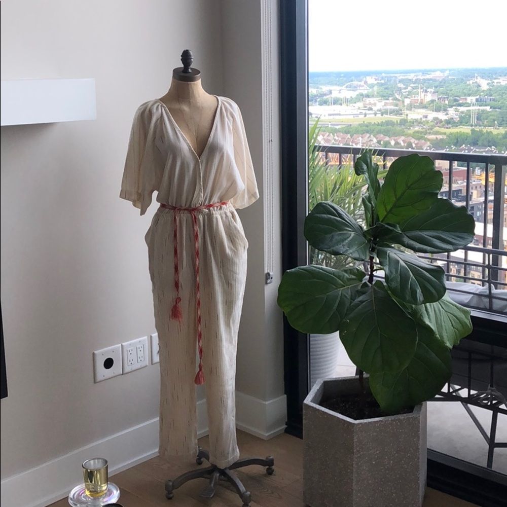 Beachy Anthro jumpsuit